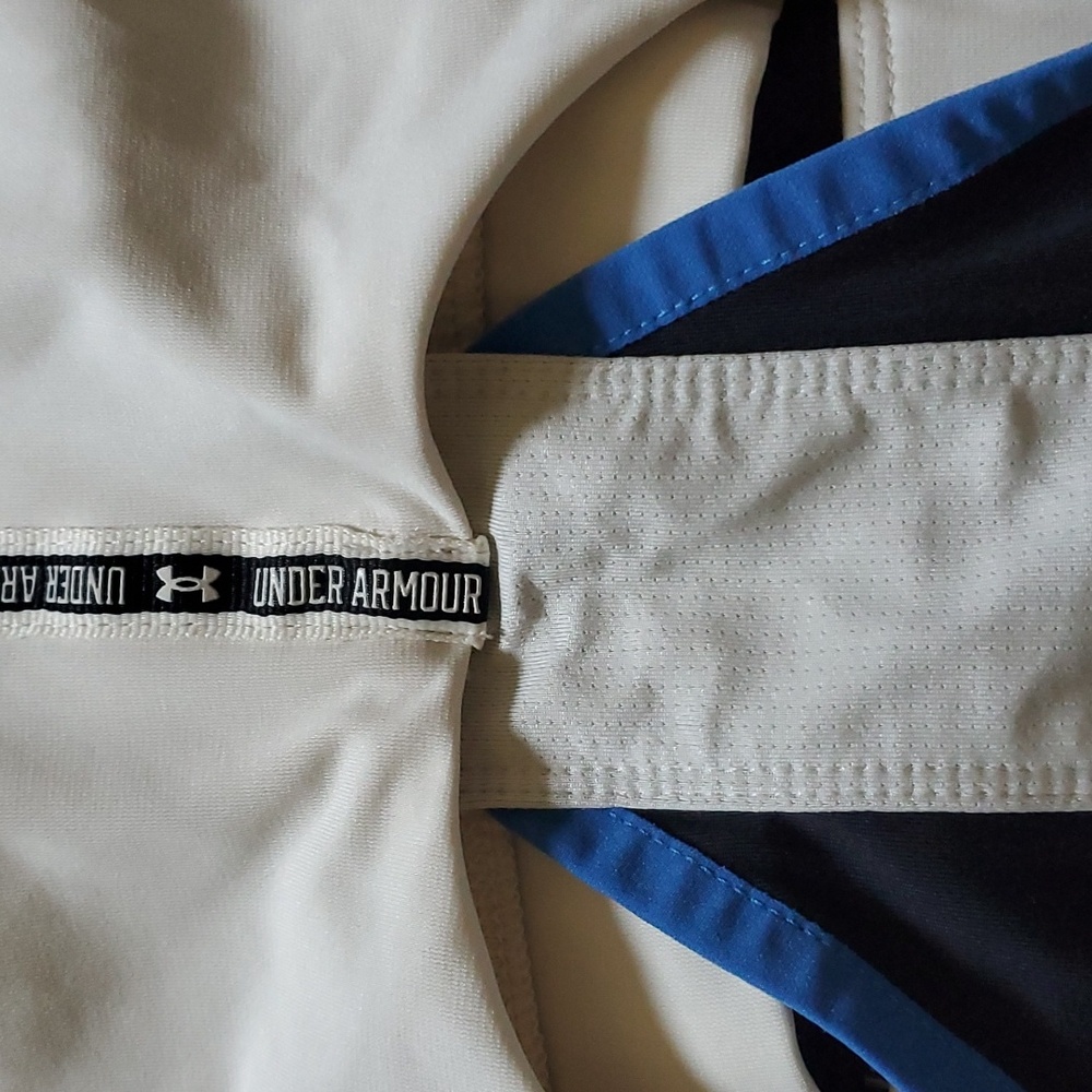 🆕️ UNDER ARMOUR 2 IN 1 KNOCKOUT TANK WITH BUILT IN SPORTS BRA - Picture 10 of 12